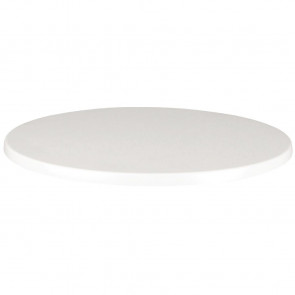 Werzalit Round Table Top White 700mm