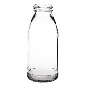 Olympia Glass Milk Bottle 200ml