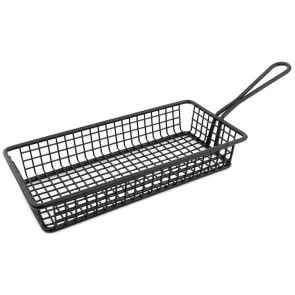 Olympia Mini Rectangle Presentation Basket Black