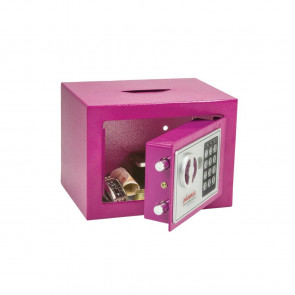 Phoenix Pink Compact Office Safe