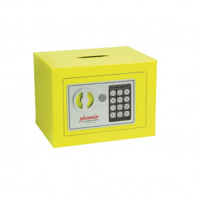 Phoenix Yellow Compact Office Safe