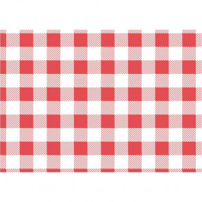 Red Gingham Greaseproof Paper 250x250mm