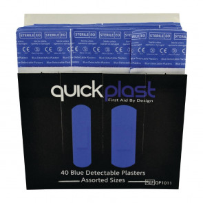 Quickplast Blue Detectable Plasters