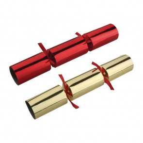 Fiesta Christmas Crackers Red and Gold 9in