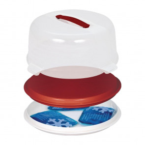 Curver Round Cake Box with Cool Packs 350mm