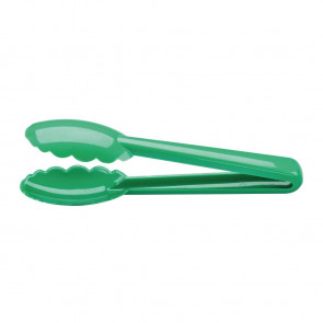 Mercer Culinary Hells Tools Tongs Green 8in