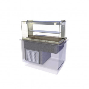 Kubus Drop In Chilled Deli Serve Over Counter 1525mm