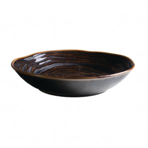 Pillivuyt Teck Shallow Round Bowl 230mm Bronze