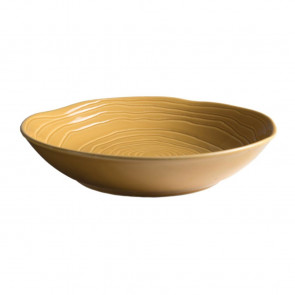 Pillivuyt Teck Shallow Round Bowl 230mm Honey