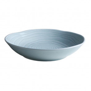 Pillivuyt Teck Shallow Round Bowl 230mm Light Blue