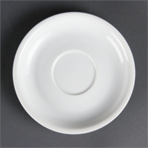 Olympia Whiteware Cappuccino Saucers 160mm