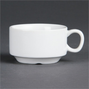 Olympia Whiteware Stacking Espresso Cups 85ml 3oz