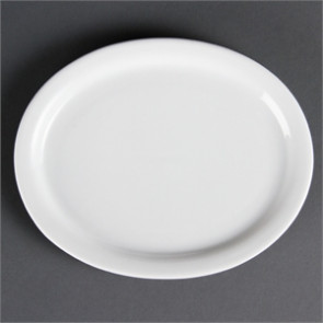 Olympia Whiteware Oval Platters 202mm