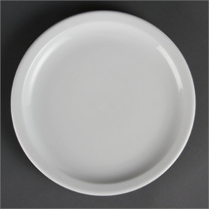 Olympia Whiteware Narrow Rimmed Plates 230mm