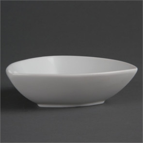 Olympia Whiteware Rounded Triangular Bowls 155mm