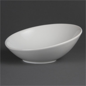 Olympia Whiteware Round Sloping Bowls