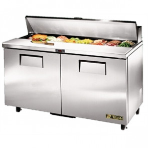 True Salad Prep Counter 2 Door 439Ltr TSSU-60-16