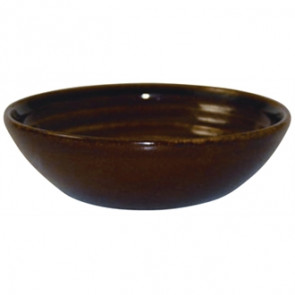 Churchill Bit on the Side Brown Ripple Dip Dishes 113mm