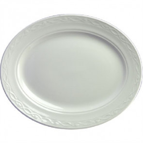 Churchill Chateau Blanc Oval Plates 305mm