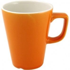 Churchill New Horizons Colour Glaze Cafe Late Mugs Orange 340ml