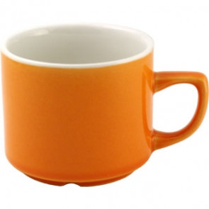 Churchill New Horizons Colour Glaze Maple Tea Cups Orange 199ml