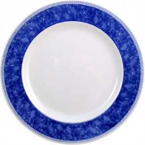 Churchill New Horizons Marble Border Classic Plates Blue 165mm