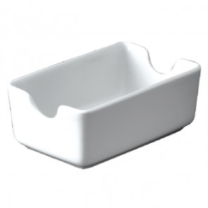 Churchill Plain Whiteware Sugar Sachet Holder