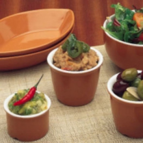 Churchill Terracotta Soup Bowls 130mm