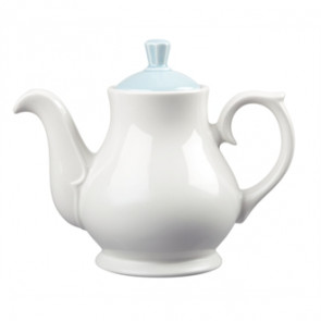 Churchill Vintage Cafe 462ml Teapots and Blue Lids