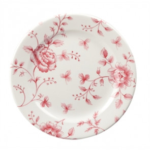 Churchill Vintage Prints Tea Plates Cranberry Rose Print 170mm