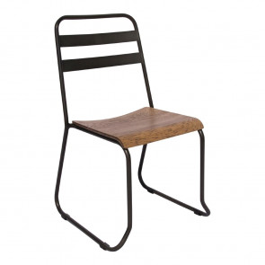 Bolero Industrial Metal Sidechair (Pack of 2)