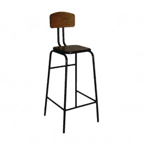 Bolero Industrial Metal Highstool (Pack of 2)