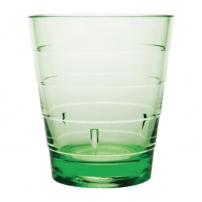 Kristallon Polycarbonate Ringed Tumbler Green 285ml