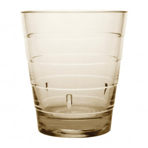 Kristallon Polycarbonate Ringed Tumbler Tan 285ml