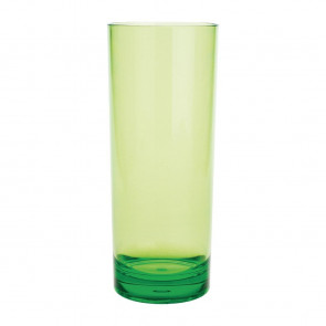 Kristallon Polycarbonate Hi Ball Glasses Green 360ml