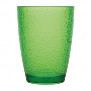 Kristallon Polycarbonate Tumbler Pebbled Green 275ml