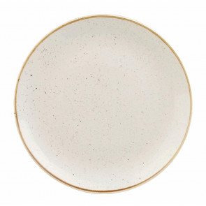 Churchill Stonecast Round Coupe Plates Barley White 185mm