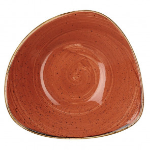 Churchill Stonecast Round Bowls Spiced Orange 265mm