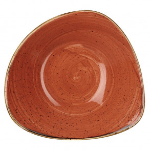 Churchill Stonecast Round Bowls Spiced Orange 265mm