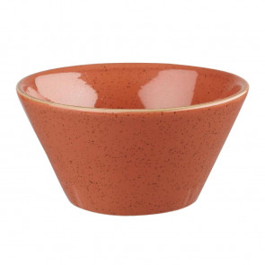 Churchill Stonecast Round Bowls Spiced Orange 295mm