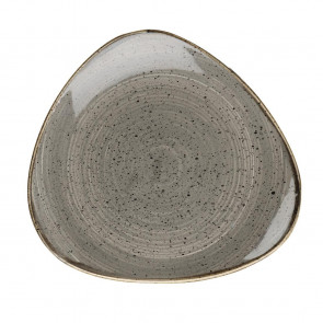 Churchill Stonecast Round Plates Peppercorn Grey 315mm