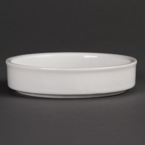 Olympia Mediterranean Stackable Dishes White 102mm