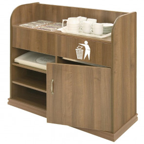 Deluxe Condiment Unit Walnut