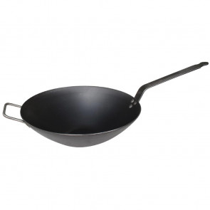 De Buyer Heavy Duty Black Iron Wok