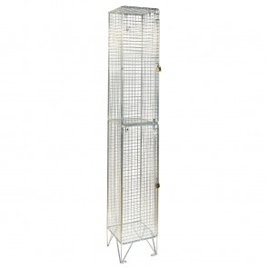 Bolero Mesh Locker 2 Door 1902x300x305