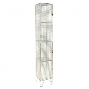 Bolero Mesh Locker 4 Door 1902x300x305