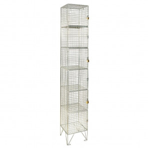 Bolero Mesh Locker 6 Door 1902x300x305