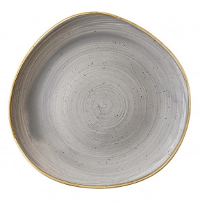 Churchill Stonecast Round Plates Peppercorn Grey 286mm