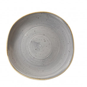 Churchill Stonecast Round Plates Peppercorn Grey 264mm