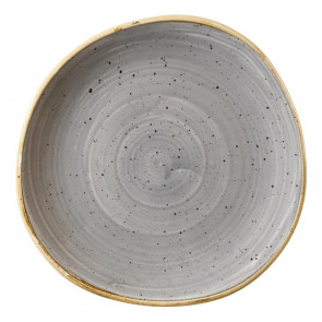 Churchill Stonecast Round Plates Peppercorn Grey 210mm